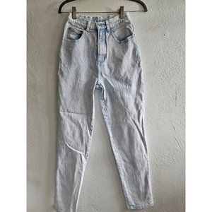 Vintage La Blues Womens Light Acid Wash Jeans  24 waist High Rise Mom Retro